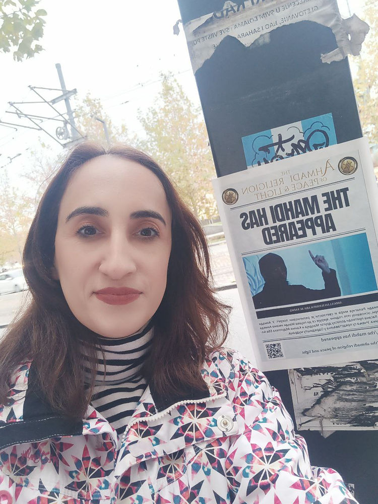 selfie of a Turkish refuge in Serbia