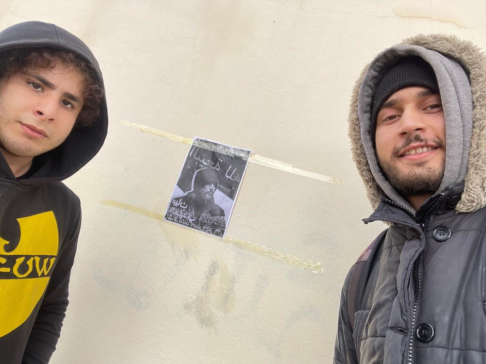 Des croyants au Maroc distribuent des tracts d’Aba Al-Sadiq