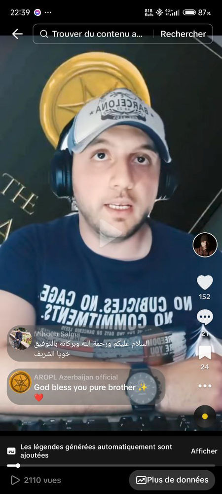 Un membre de l’AROPL fait du travail missionnaire sur TikTok