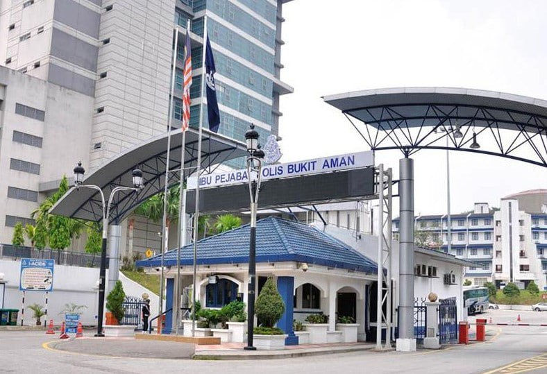 Le quartier général de la police de Bukit Aman