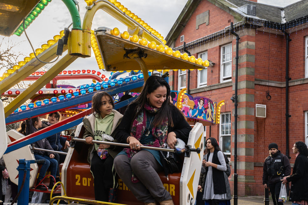 Des membres de l’AROPL lors d’une fête foraine à Webb House