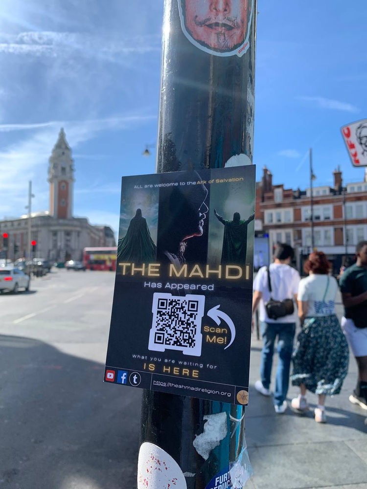Le Mahdi est apparu, à Londres