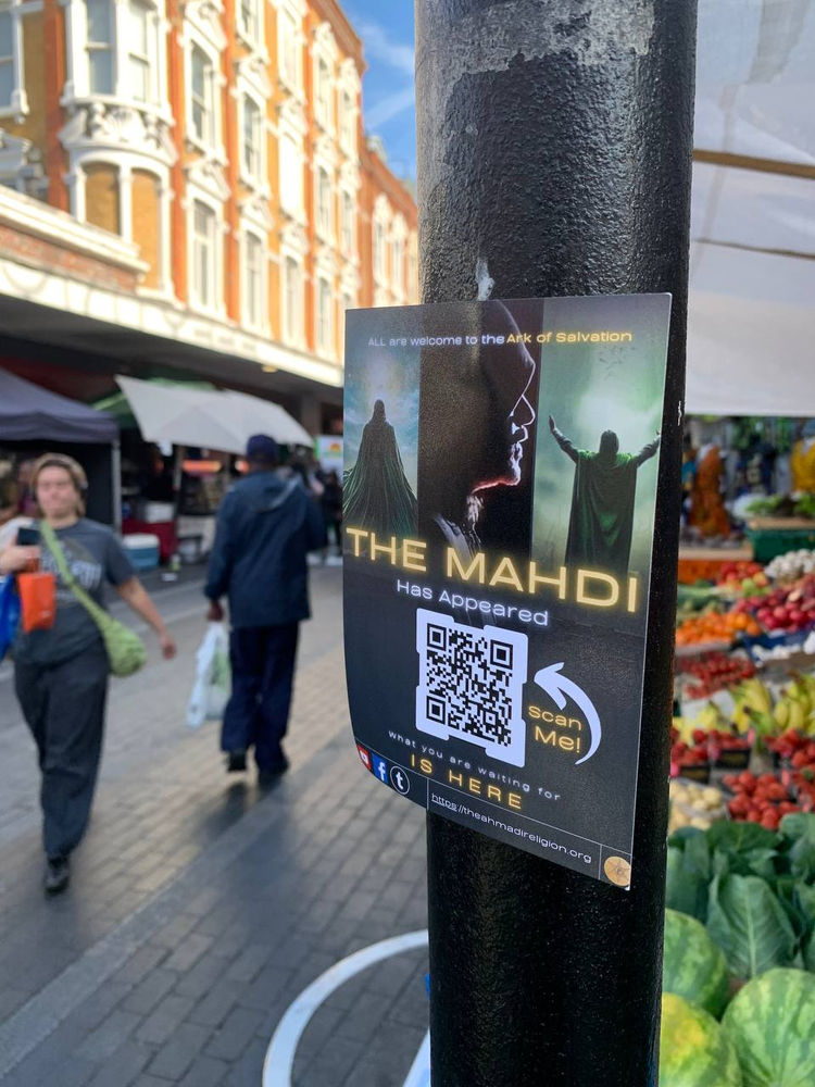 Le Mahdi est apparu, à Londres