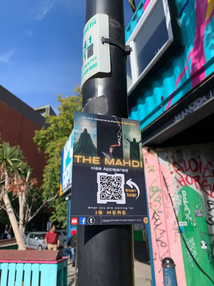 Le Mahdi est apparu, à Londres