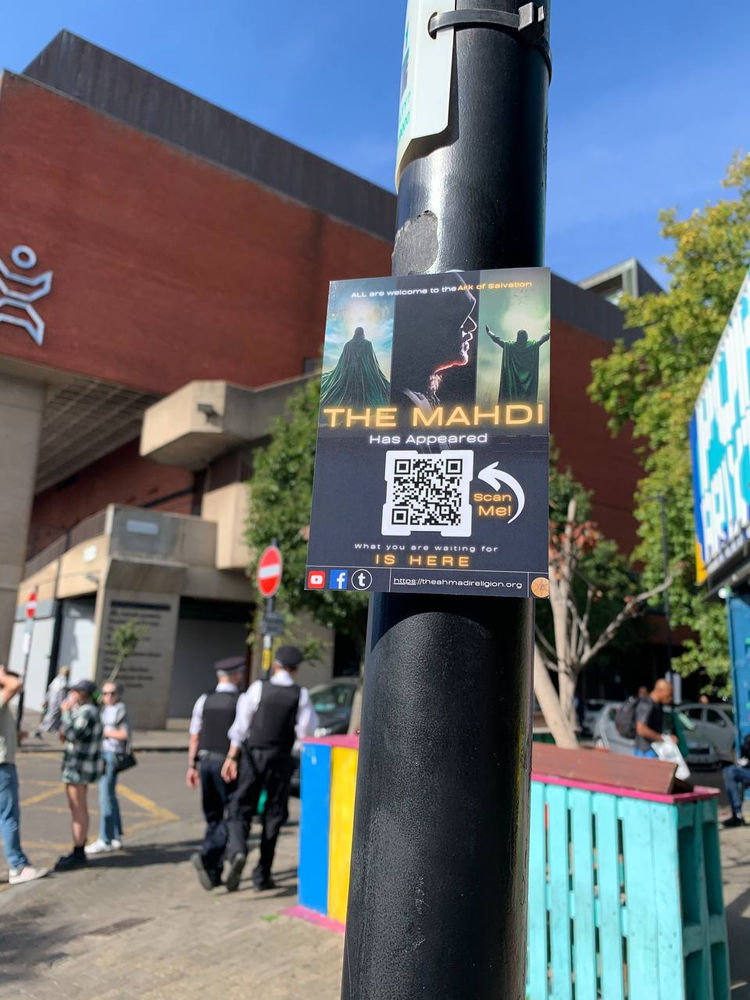 Le Mahdi est apparu, à Londres