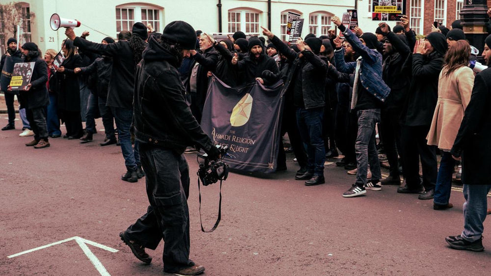 Des croyants manifestent devant l’ambassade d’Égypte au Royaume-Uni