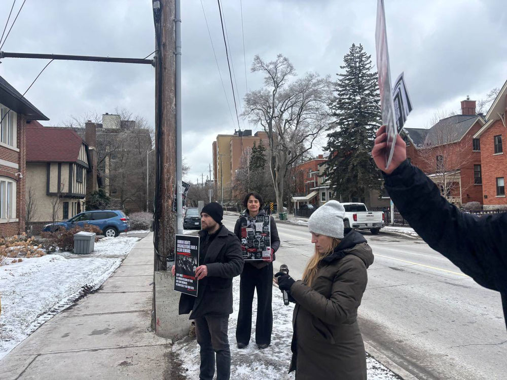 Des croyants manifestent devant l’ambassade d’Égypte au Canada