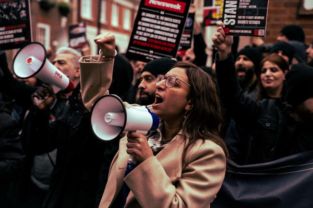 Des croyants manifestent devant l’ambassade d’Égypte au Royaume-Uni