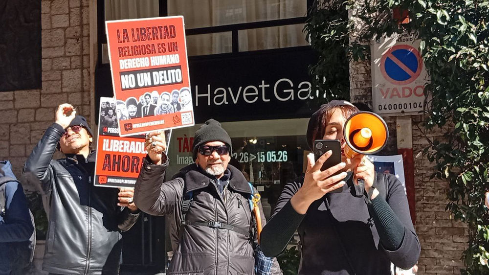 Des croyants manifestent devant l’ambassade d’Égypte en Espagne