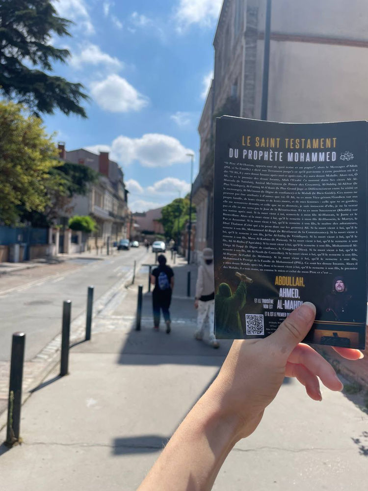 Des croyants partagent le message d’Aba Al-Sadiq à Toulouse