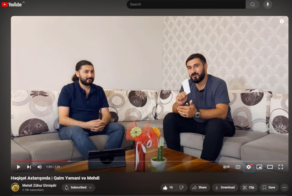 Un croyant de la Religion ahmadie de la paix et de la lumière (AROPL) venu de Turquie