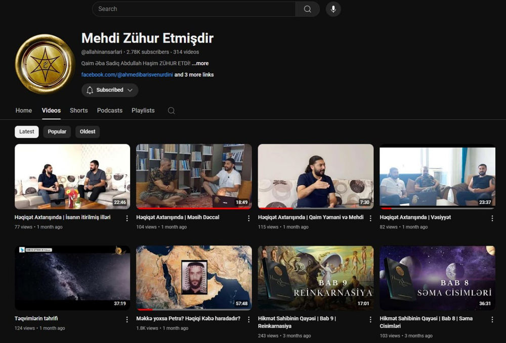 Un croyant de la Religion ahmadie de la paix et de la lumière (AROPL) venu de Turquie