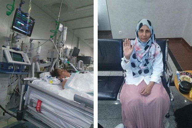 Shaheen après avoir été ressuscitée par Abdullah Hashem Aba Al-Sadiq
