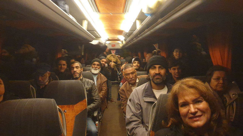 des croyants de l’AROPL en route vers la frontière turco-bulgare